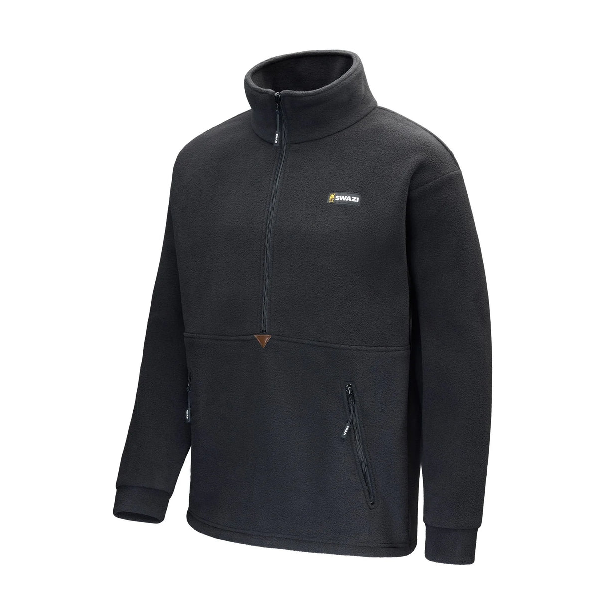 SWAZI DOUGHROASTER FLEECE JUMPER - BLACK