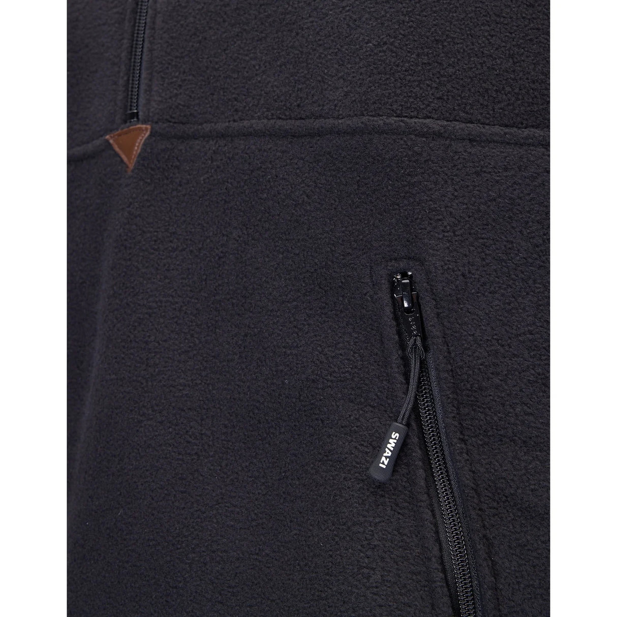 SWAZI DOUGHROASTER FLEECE JUMPER - BLACK