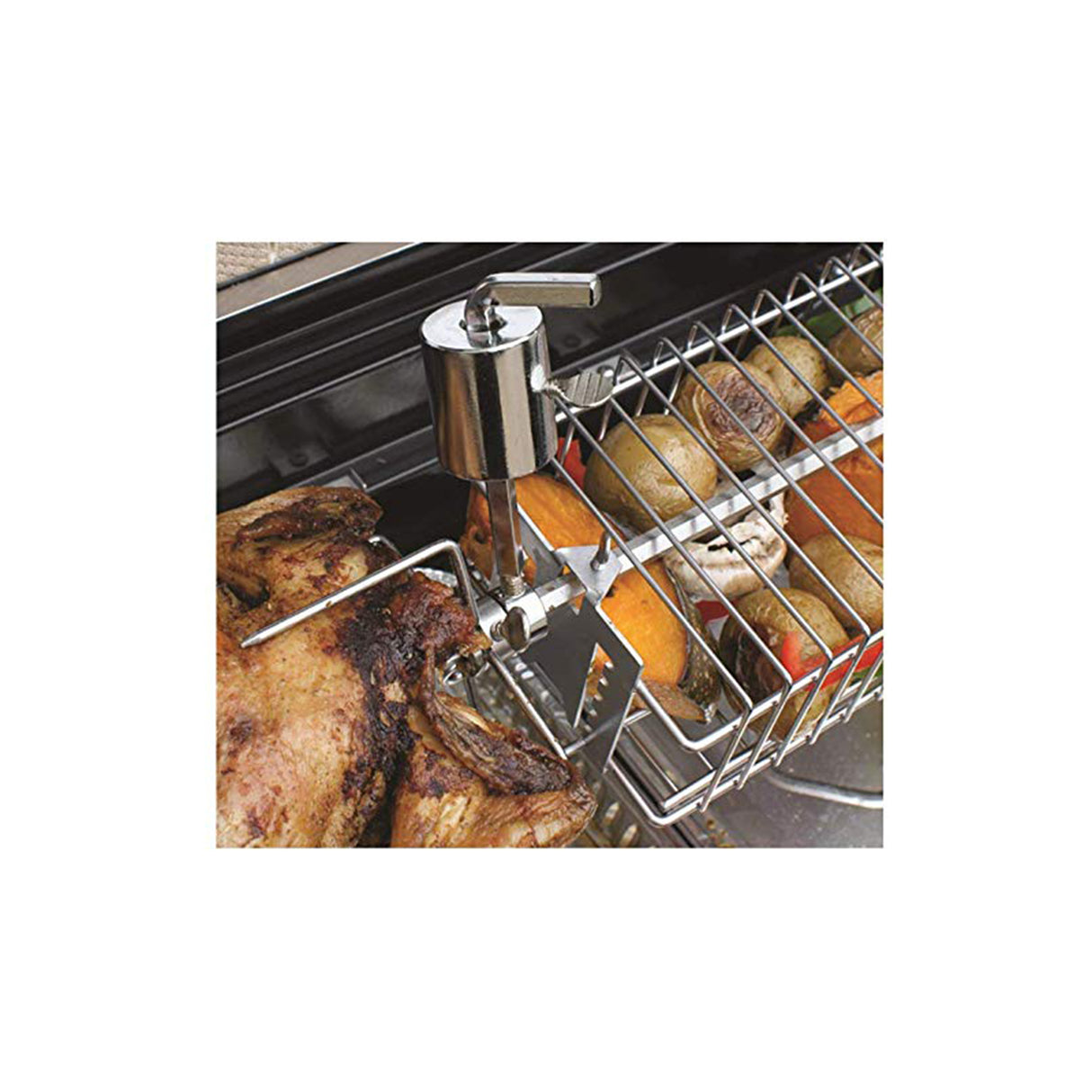 OUTDOOR MAGIC ROTISSERIE BBQ BASKET