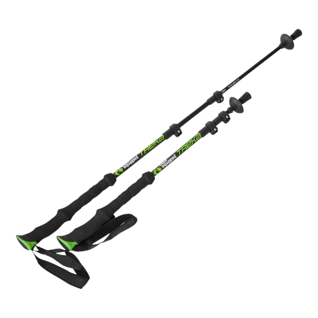 OUTDOOR EQUIPPED ALUMINIUM TREKA TREKKING POLES