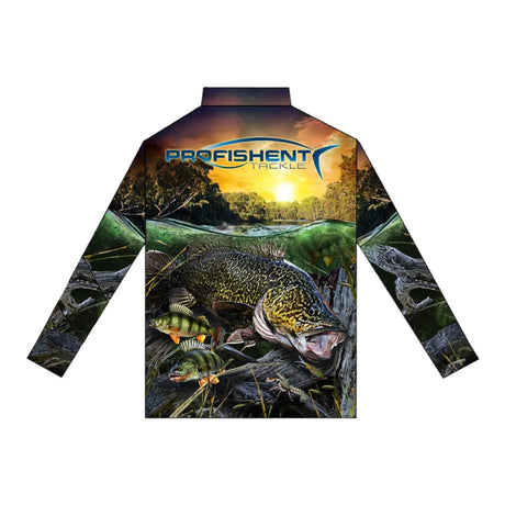 PROFISHENT SUBLIMATED FISHING SHIRT COD/REDFIN