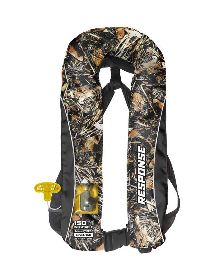RESPONSE MANUAL INFLATABLE ADULT JACKET CAMO