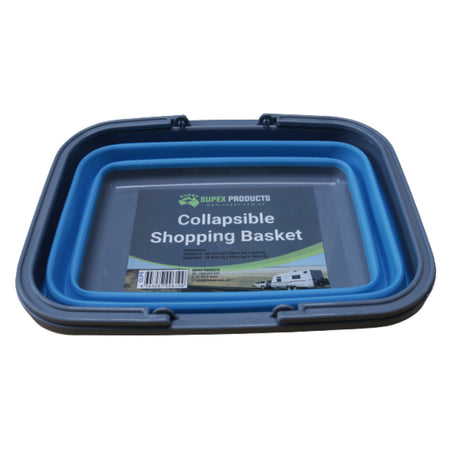 SUPEX COLLAPSIBLE SHOPPING BASKET
