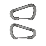 SEA TO SUMMIT ACCESSORY CARABINER SET LARGE 2 PACK GREY