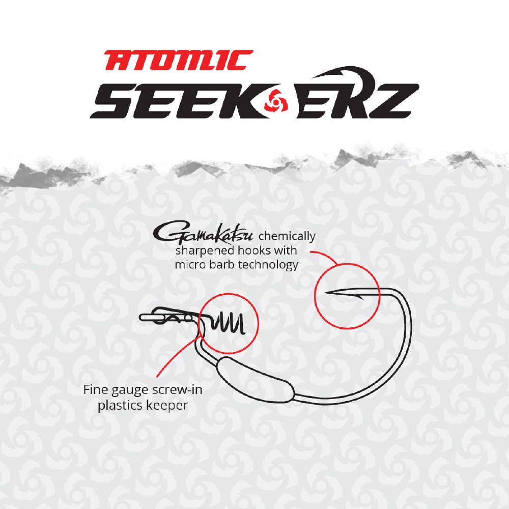 ATOMIC SEEKERZ WEIGHTED EWG JIGHEAD
