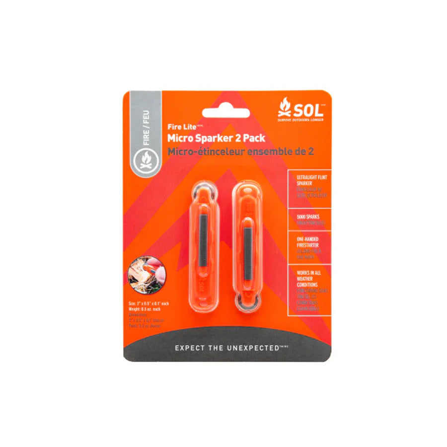 SURVIVE OUTDOORS LONGER FIRE LITE MICRO SPARKER FIRE STARTER