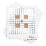 SPIKA SQUARE PAPER SHOOTING TARGET 30CM X30CM 20PER PACKET