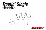 DECOY TROUTIN SINGLE 28 HOOK 16PK