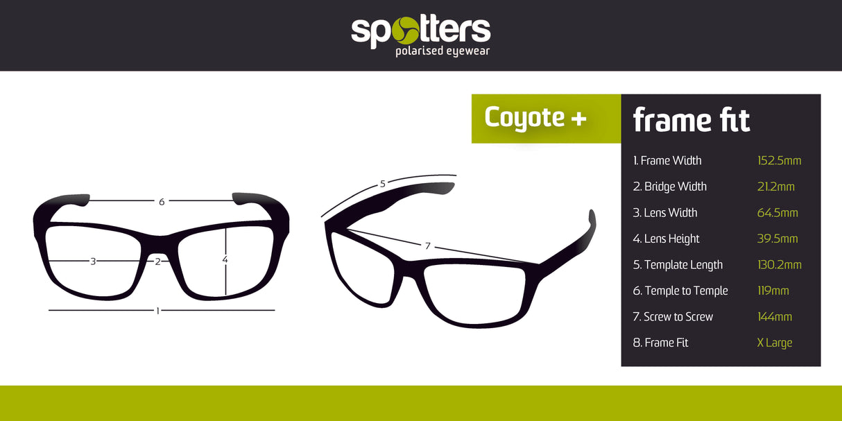 SPOTTERS COYOTE+ POLARISED SUNGLASSES