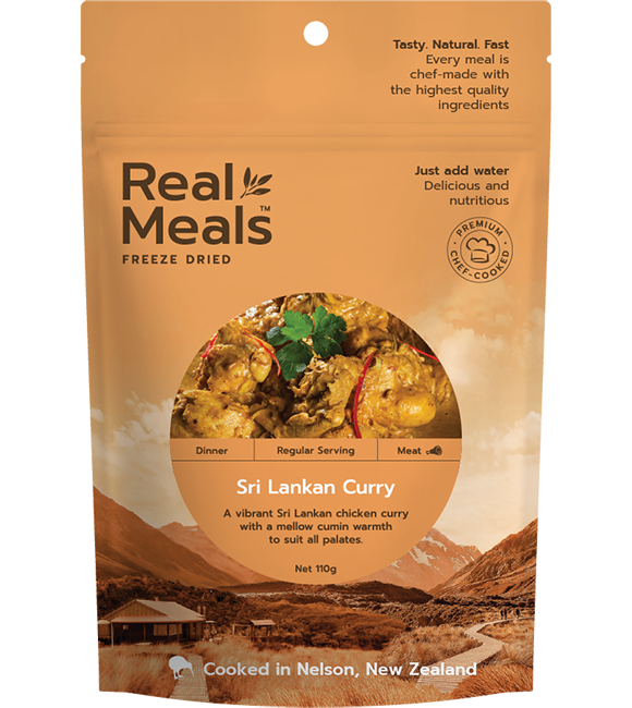 REAL MEALS SRI LANKAN CHICKEN CURRY 110G