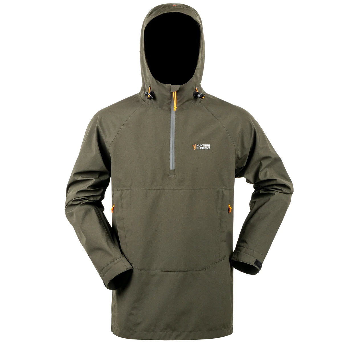 HUNTERS ELEMENT STORM HALF ZIP JACKET FOREST GREEN