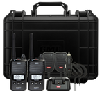 GME 5/1 WATT UHF CB HANDHELD RADIO WITH ACCESSORIES TWIN PACK