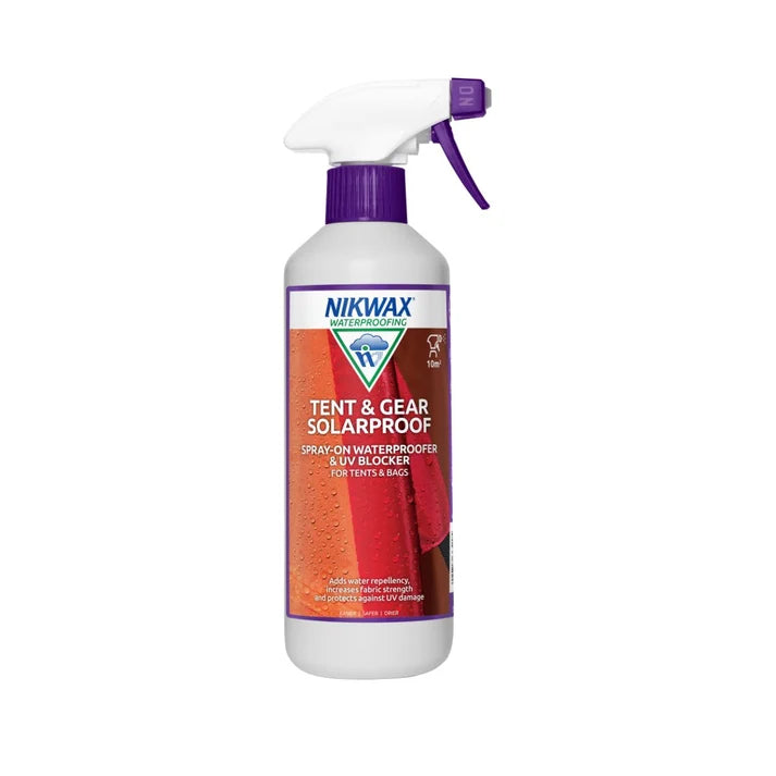 NIKWAX TENT & GEAR SOLARPROOF SPRAY ON WATERPROOFER 500ML