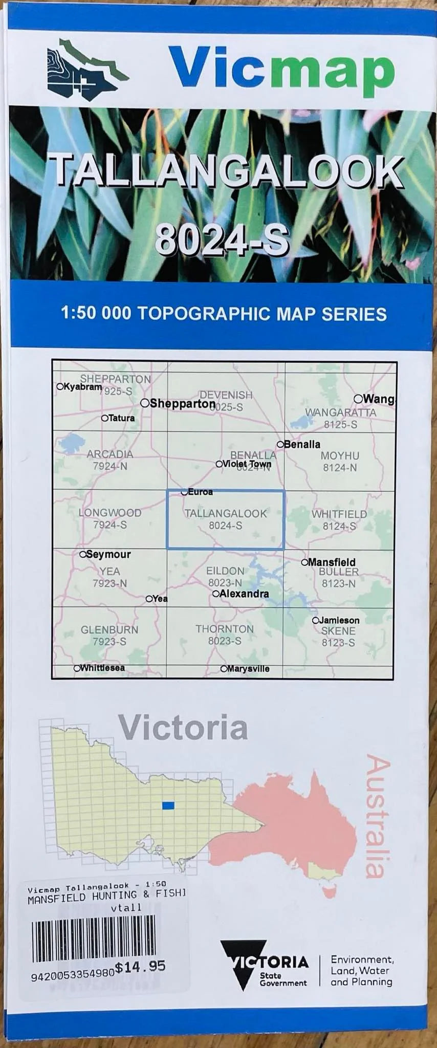 VICMAP 1:50,000 ASSORTED