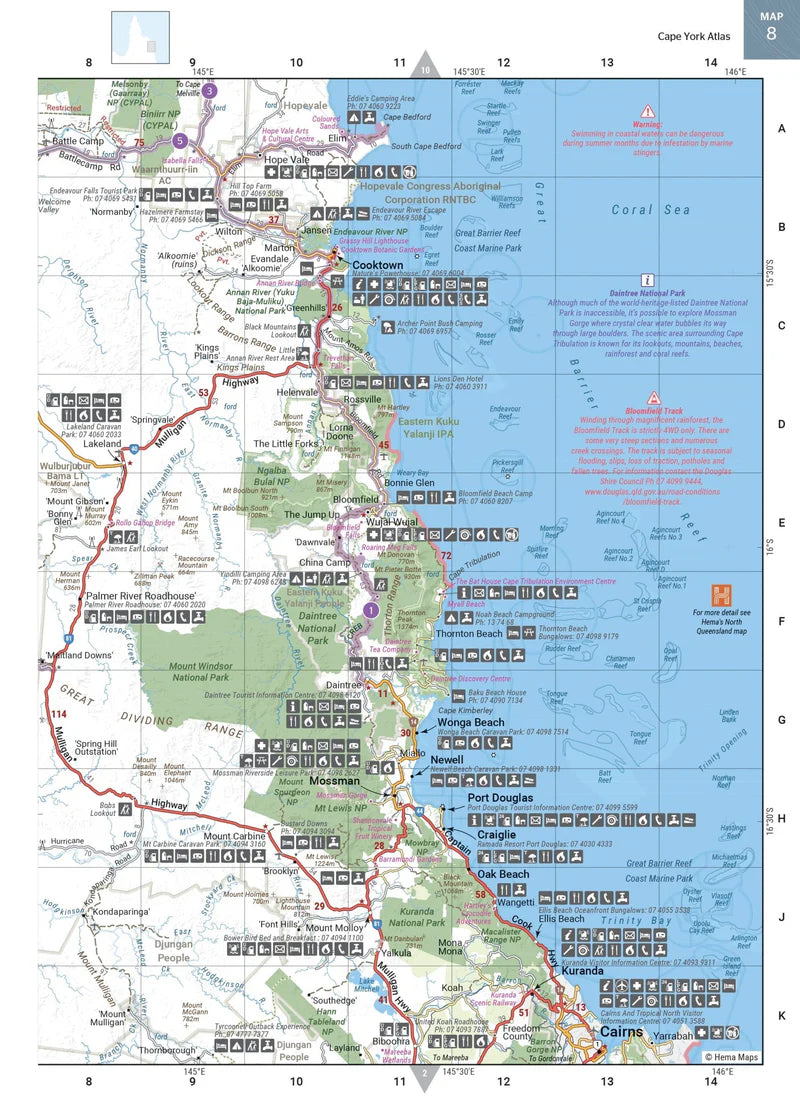 HEMA CAPE YORK ATLAS AND GUIDE 5TH EDITION