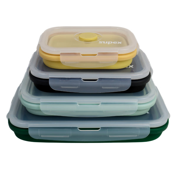 SUPEX COLLAPSIBLE SET OF FOUR CONTAINERS