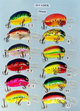 AUSTRALIAN CRAFTED LURES INVADER 90MM HARD BODY LURE