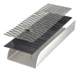 POCKET ALUMINIUM SLUICE BOX WITH RIBBED MATTING
