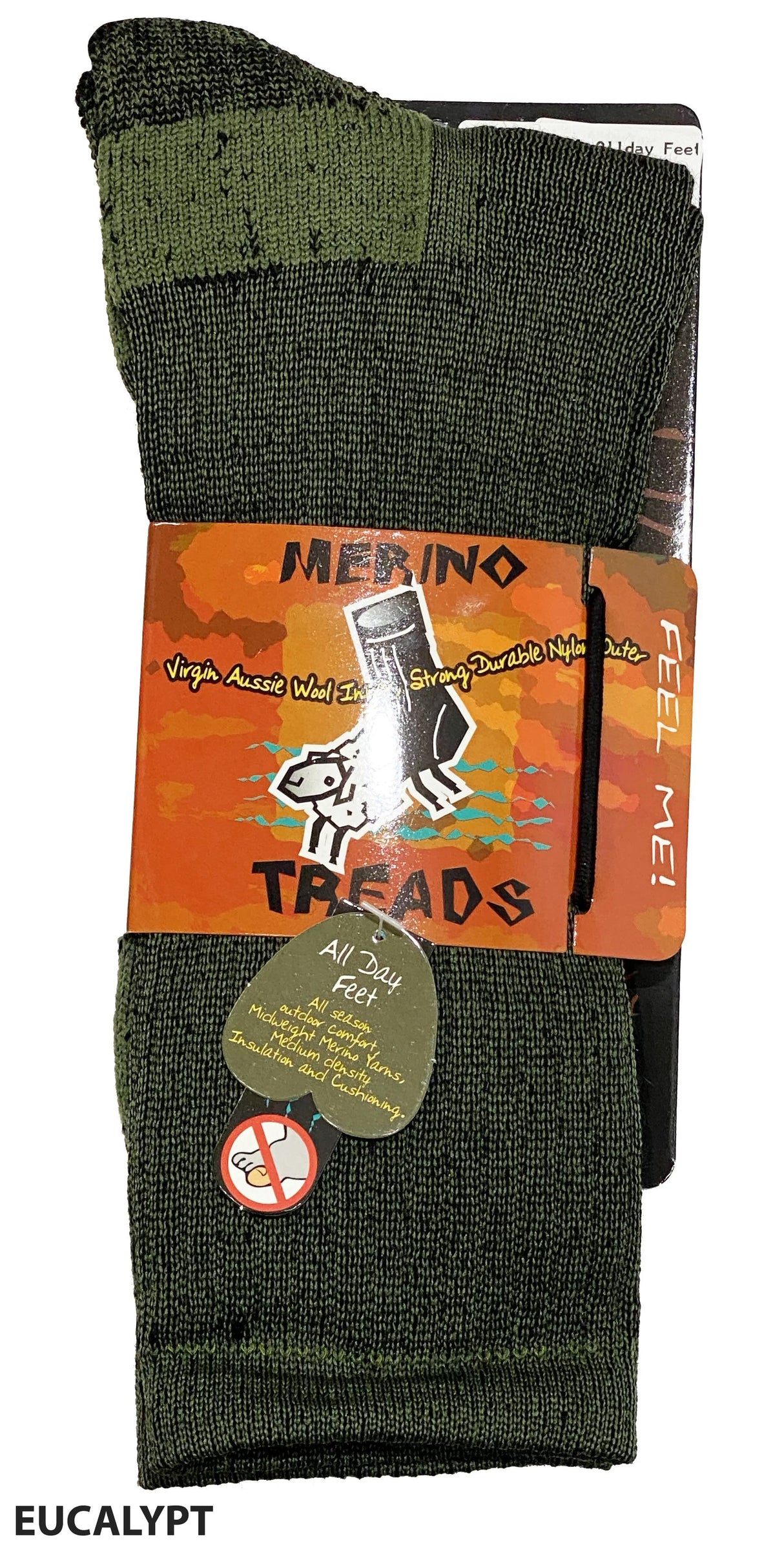 MERINO TREADS SOCKS ALLDAY FEET