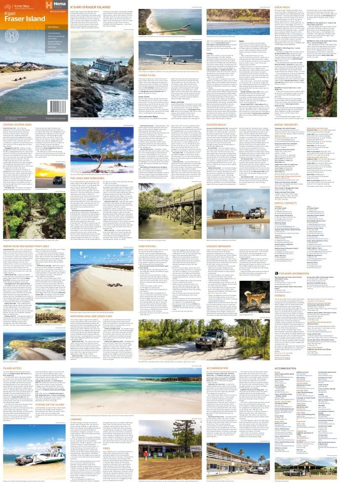 HEMA MAPS FRASER ISLAND 1:130,000