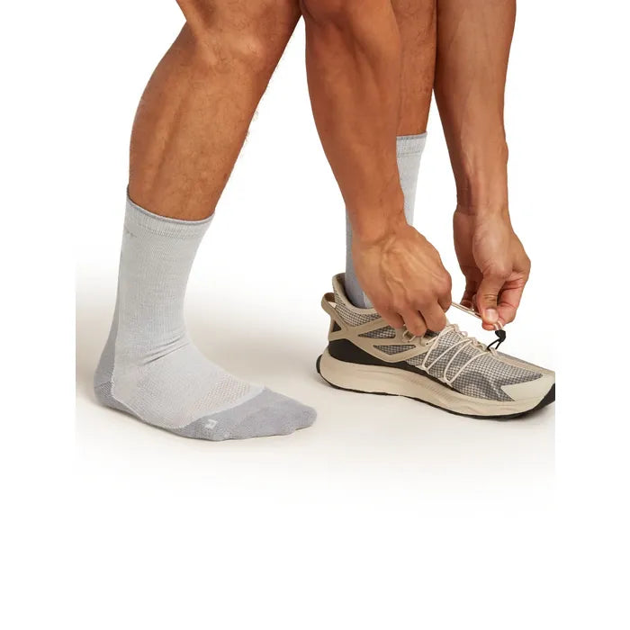 ICEBREAKER MENS HIKE + LIGHT CREW SOCKS