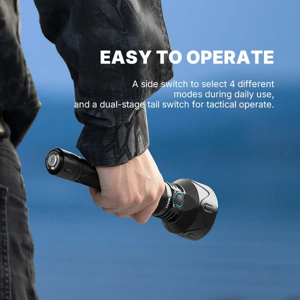 OLIGHT JAVELOT 2 PRO DUAL-BUTTON LONG DISTANCE TACTICAL TORCH BLACK