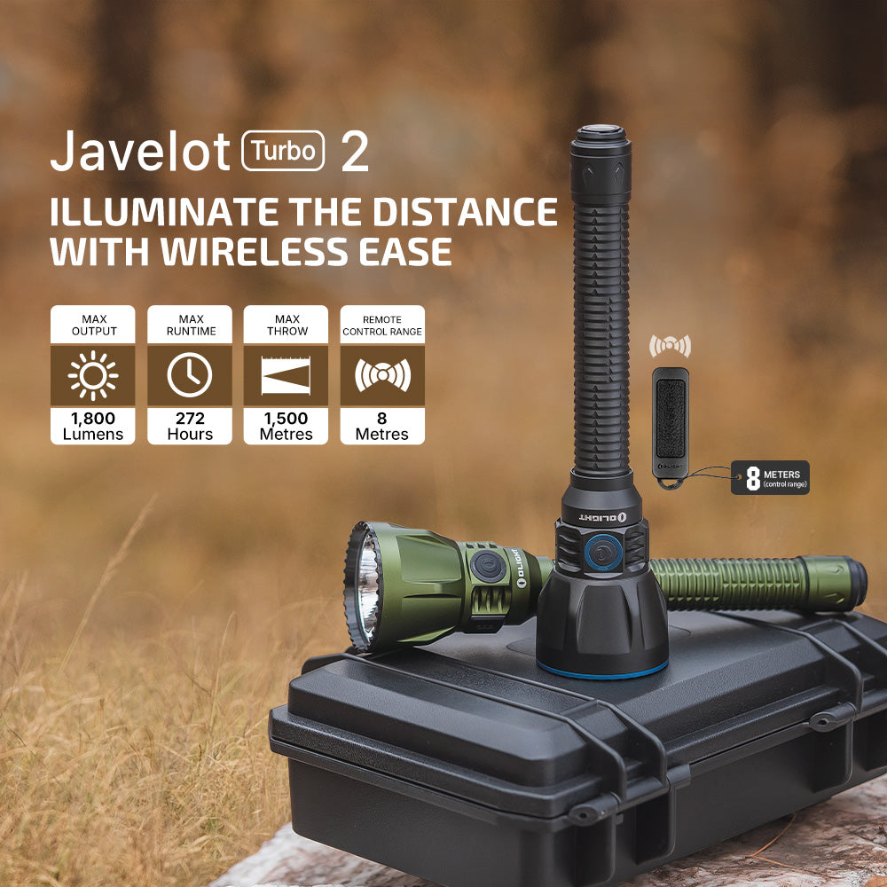 OLIGHT JAVELOT TURBO 2 LONG RANGE HUNTING TORCH