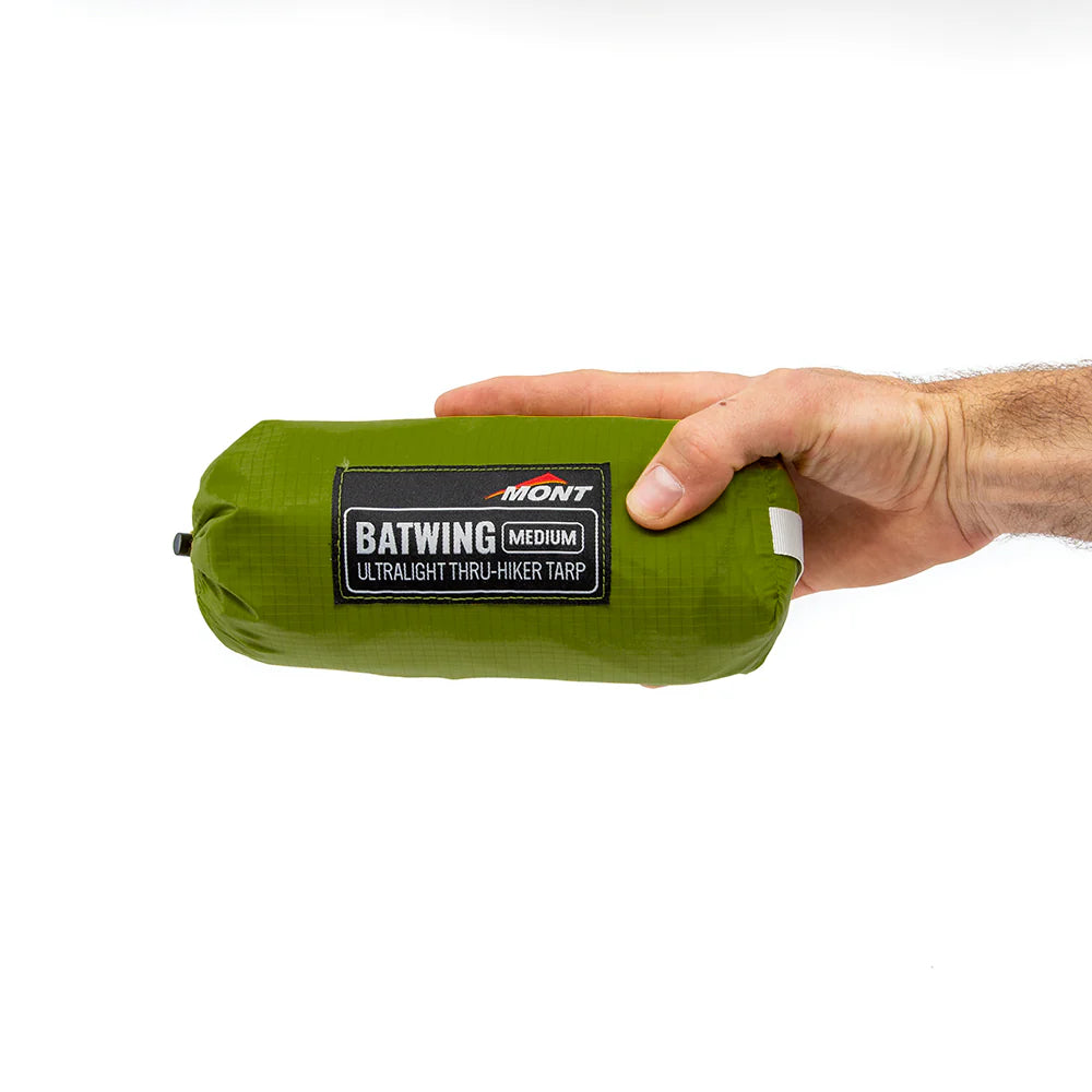 MONT BATWING ULTRALIGHT THRU-HIKER TARP-FOREST GREEN