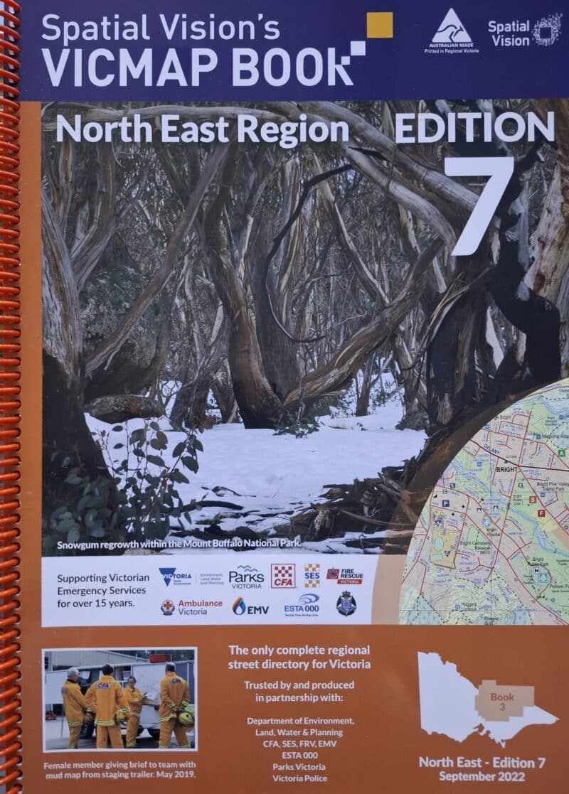 SPATIAL VISION VICMAP BOOK NORTH EAST REGION 7TH EDITION