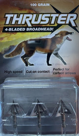 THRUSTER 4 BLADED ARROW BROADHEAD 100 GRAIN
