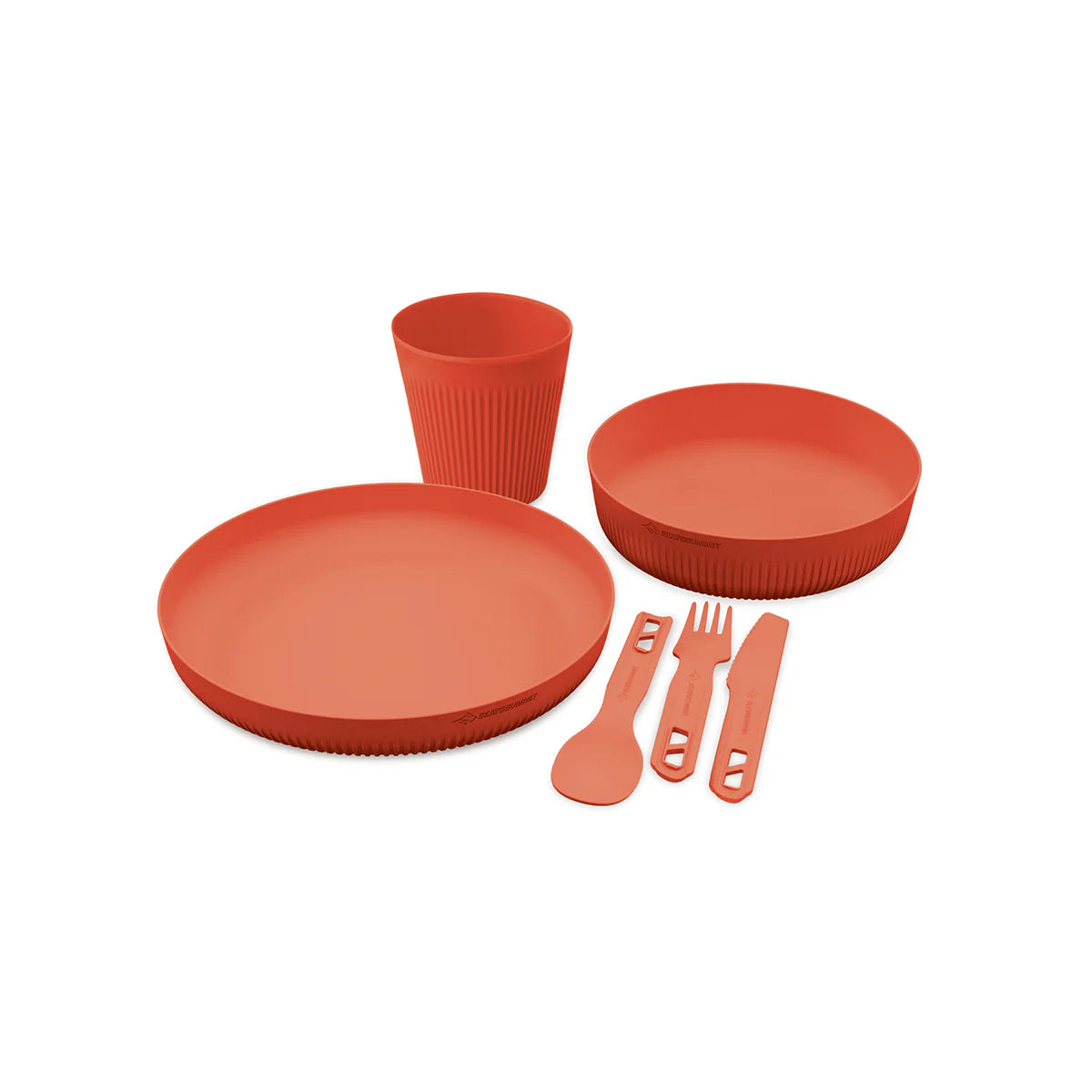 SEA TO SUMMIT PASSAGE 6 PIECE DINNERWARE SET SPICY ORANGE