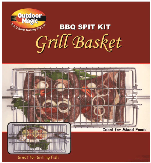 OUTDOOR MAGIC ROTISSERIE BBQ BASKET