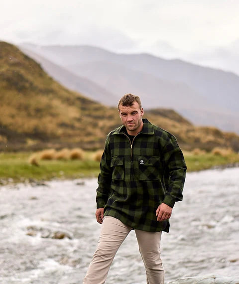 SWANNDRI RANGER SHIRT OLIVE/BLACK