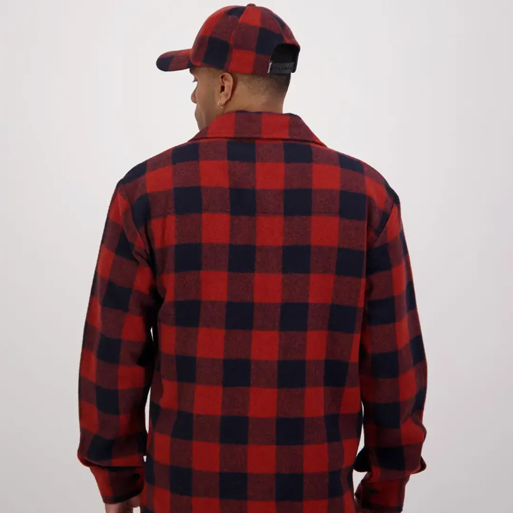 SWANNDRI RANGER BUSH SHIRT BURNT MERLOT CHECK