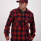 SWANNDRI RANGER BUSH SHIRT BURNT MERLOT CHECK