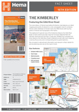 HEMA THE KIMBERLEY FEATURING GIBB RIVER ROAD 1:1,000,000  MAP
