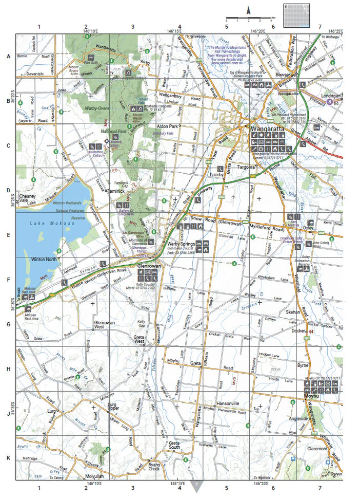 HEMA THE HIGH COUNTRY VICTORIA ATLAS AND GUIDE 3RD EDITION