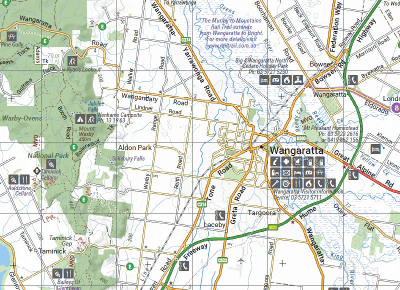 HEMA THE HIGH COUNTRY VICTORIA ATLAS AND GUIDE 3RD EDITION