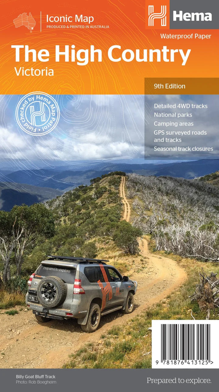HEMA MAPS HIGH COUNTRY VICTORIA 1:200,000