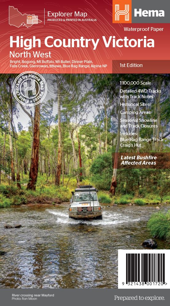 HEMA HIGH COUNTRY VICTORIA 1:100,000