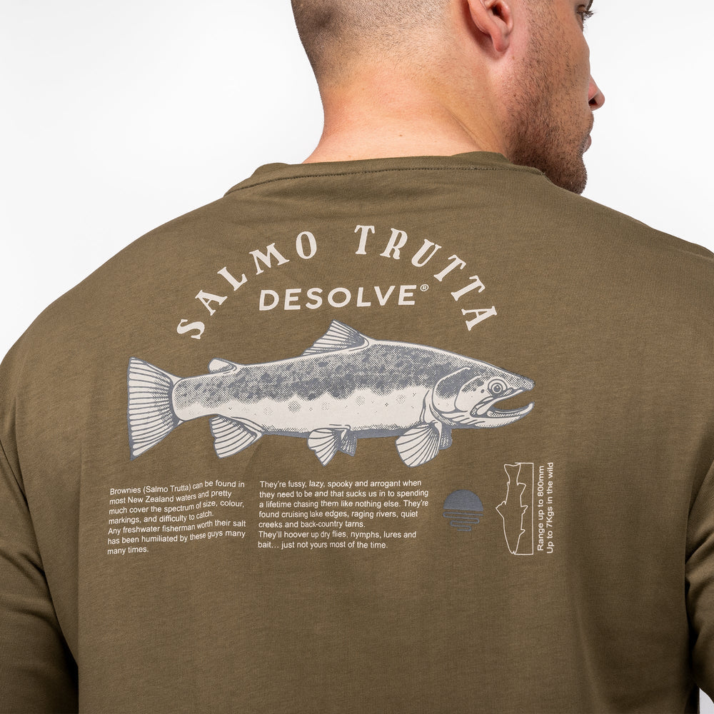 DESOLVE TRUTTA TEE KHAKI