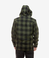 SWANNDRI HUDSON HOODY OLIVE/BLACK CHECK